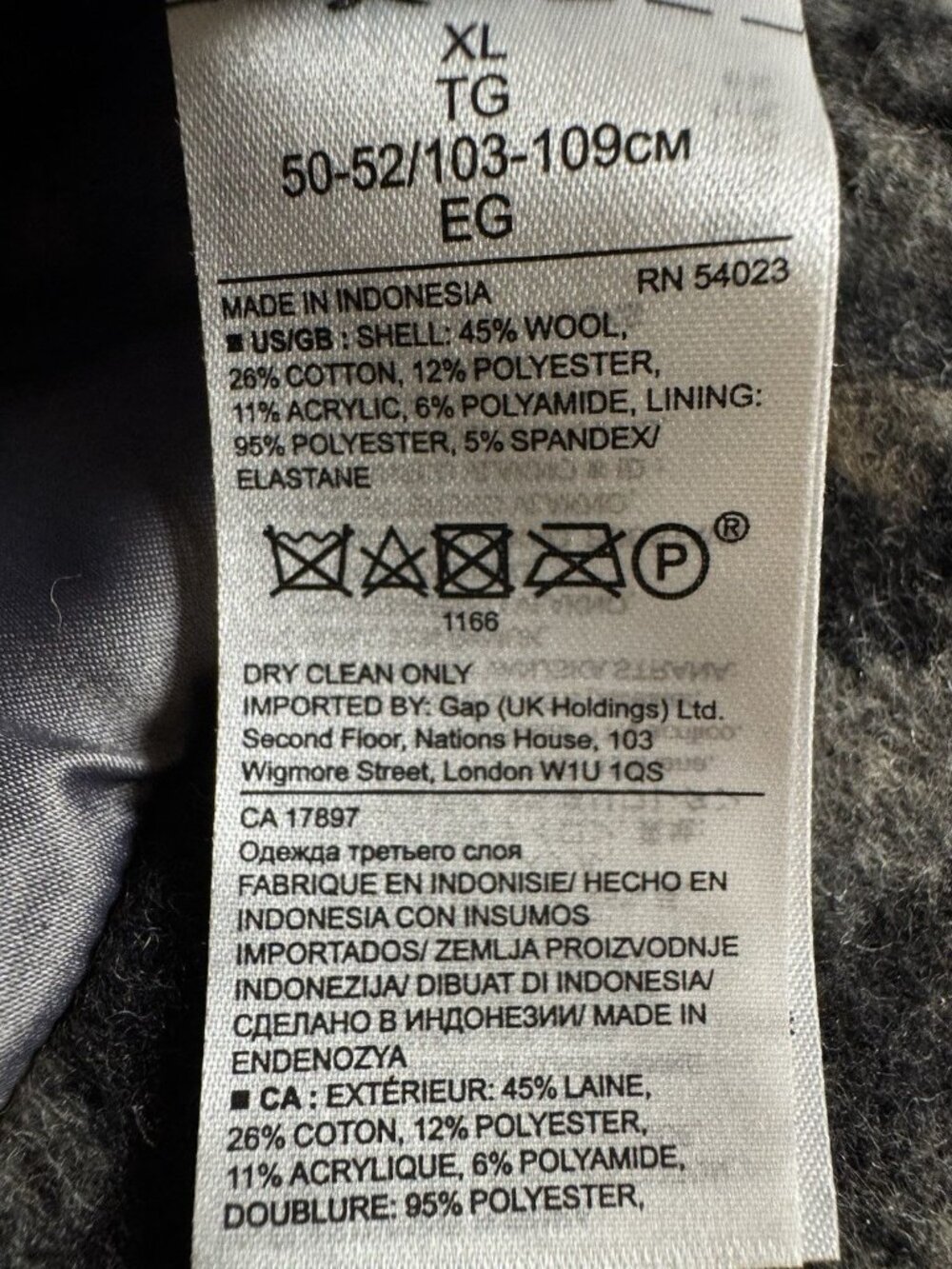 Banana Republic wool blend leopard print jacket in size XL. NWT - Picture 5 of 5